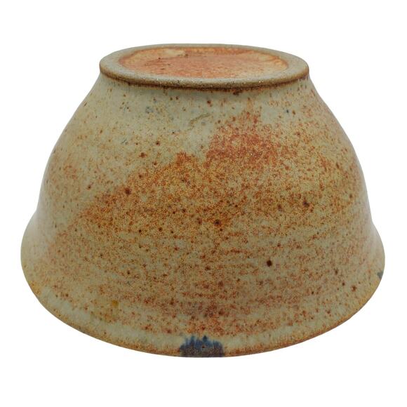 Handmade Ceramic Bowl Studio Art Pottery Stoneware Earthy Artisan Rustic Decor - Picture 6 of 8